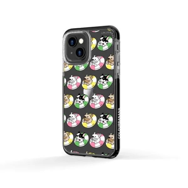 iPhone Case - Dogs with Pool Floats