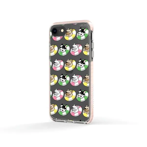 iPhone Case - Dogs with Pool Floats
