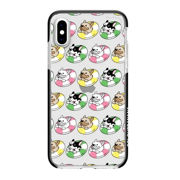 iPhone Case - Dogs with Pool Floats