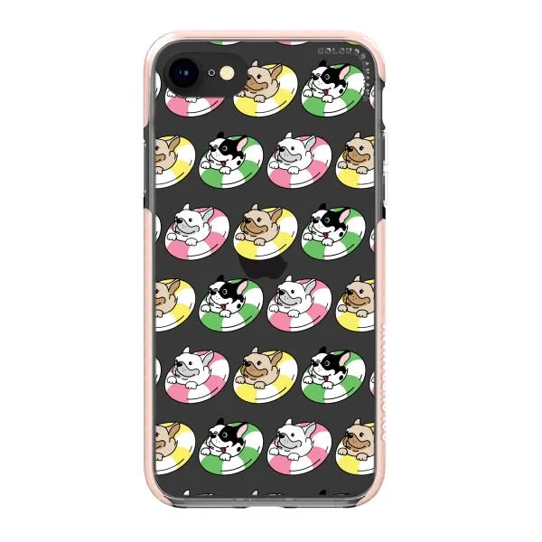 iPhone Case - Dogs with Pool Floats