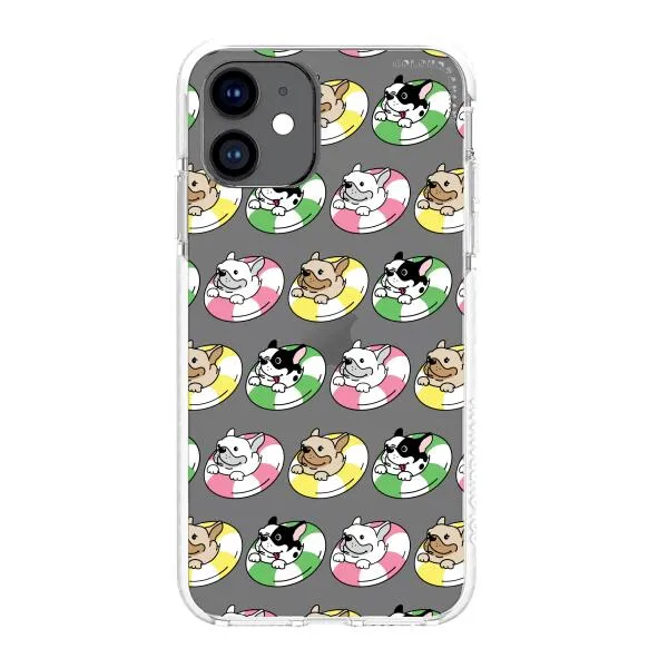 iPhone Case - Dogs with Pool Floats