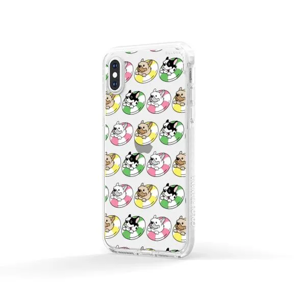 iPhone Case - Dogs with Pool Floats