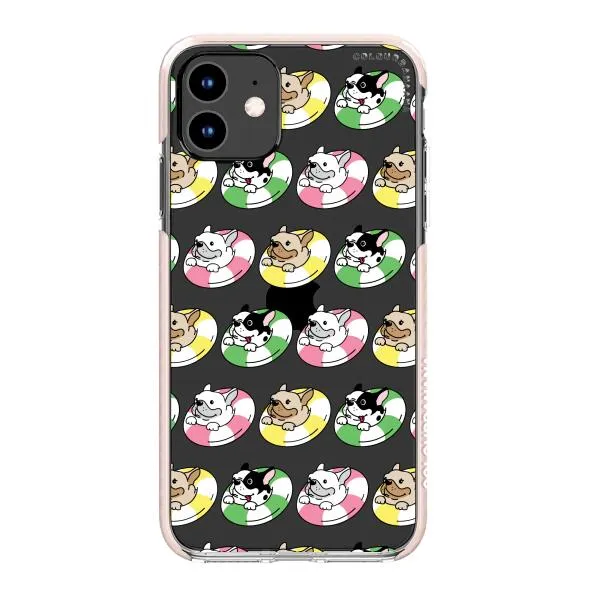 iPhone Case - Dogs with Pool Floats