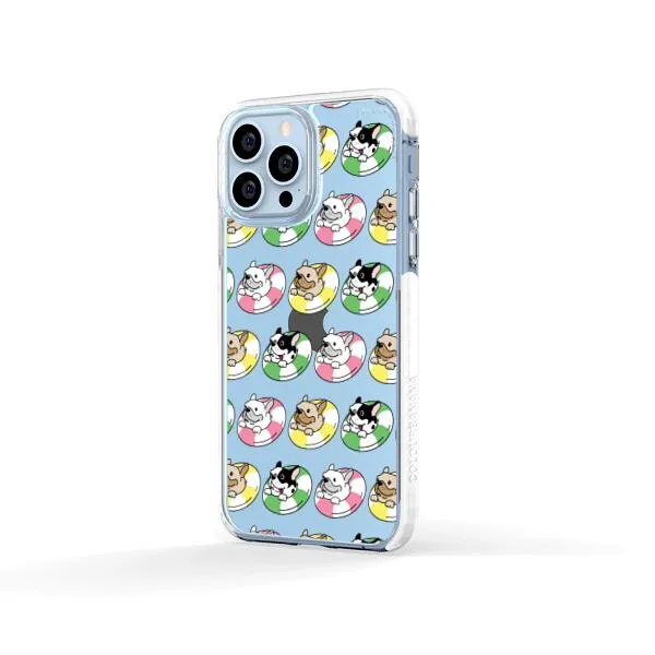 iPhone Case - Dogs with Pool Floats