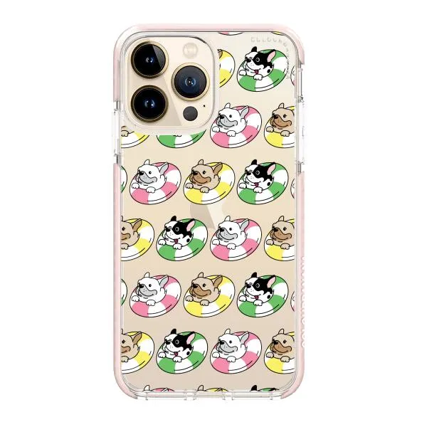iPhone Case - Dogs with Pool Floats