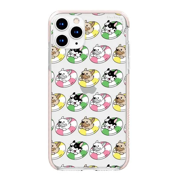 iPhone Case - Dogs with Pool Floats
