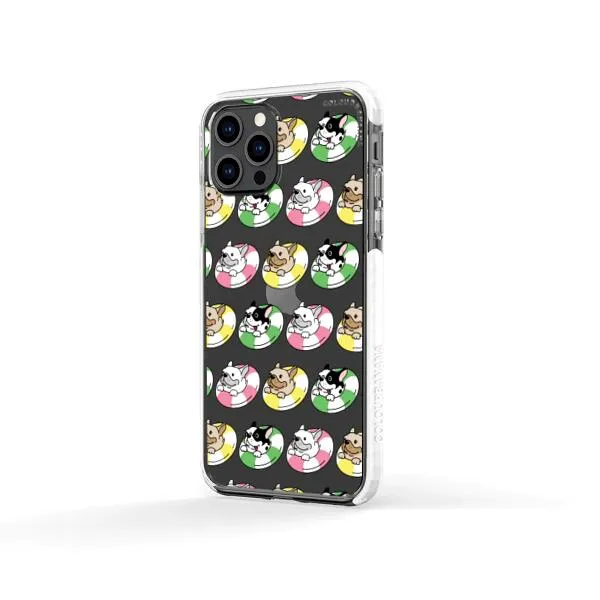 iPhone Case - Dogs with Pool Floats