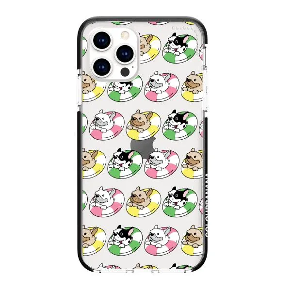 iPhone Case - Dogs with Pool Floats