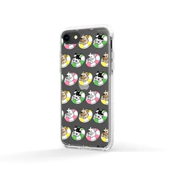iPhone Case - Dogs with Pool Floats