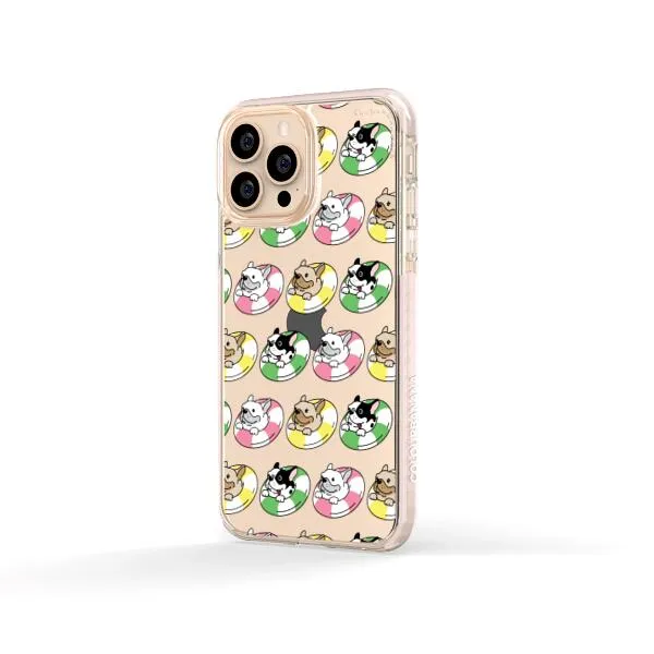 iPhone Case - Dogs with Pool Floats