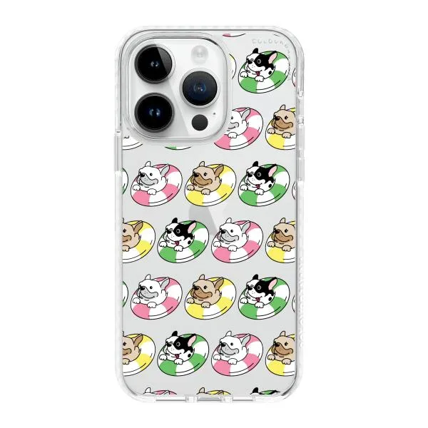 iPhone Case - Dogs with Pool Floats