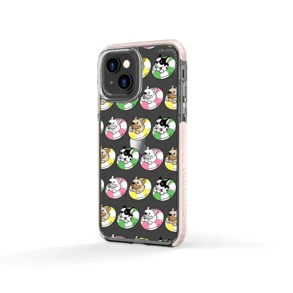 iPhone Case - Dogs with Pool Floats