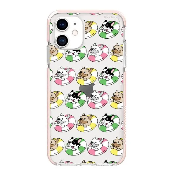 iPhone Case - Dogs with Pool Floats
