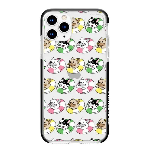 iPhone Case - Dogs with Pool Floats