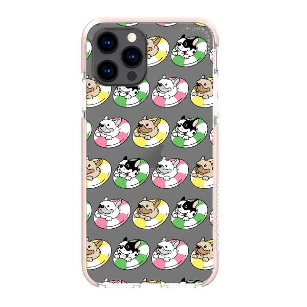 iPhone Case - Dogs with Pool Floats