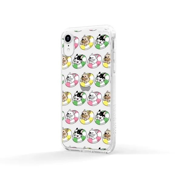 iPhone Case - Dogs with Pool Floats