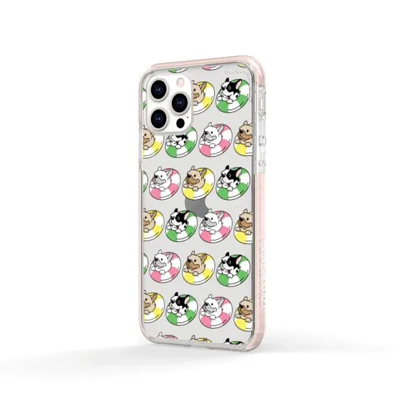 iPhone Case - Dogs with Pool Floats