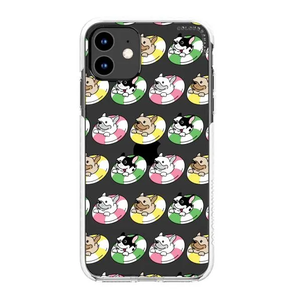 iPhone Case - Dogs with Pool Floats
