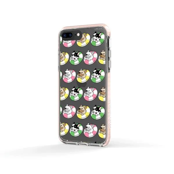 iPhone Case - Dogs with Pool Floats