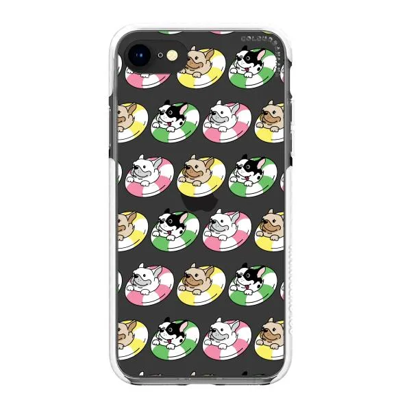 iPhone Case - Dogs with Pool Floats