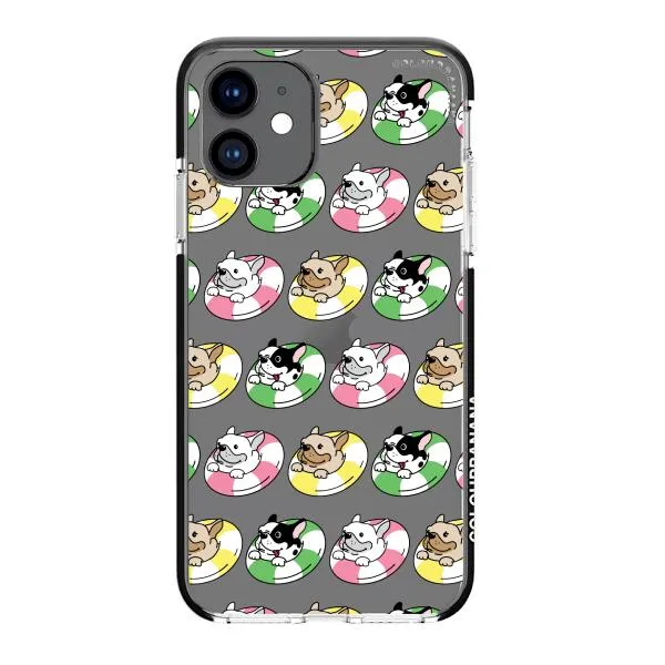 iPhone Case - Dogs with Pool Floats