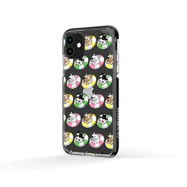 iPhone Case - Dogs with Pool Floats