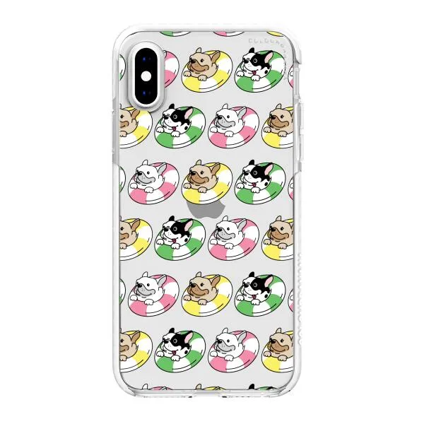 iPhone Case - Dogs with Pool Floats