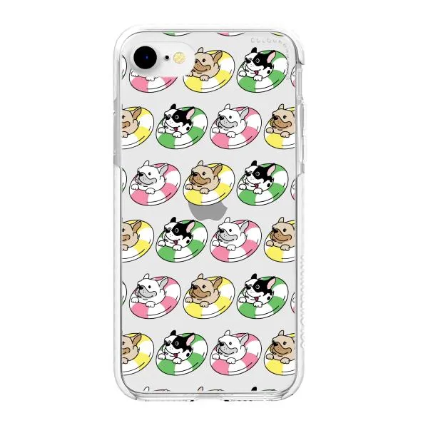 iPhone Case - Dogs with Pool Floats