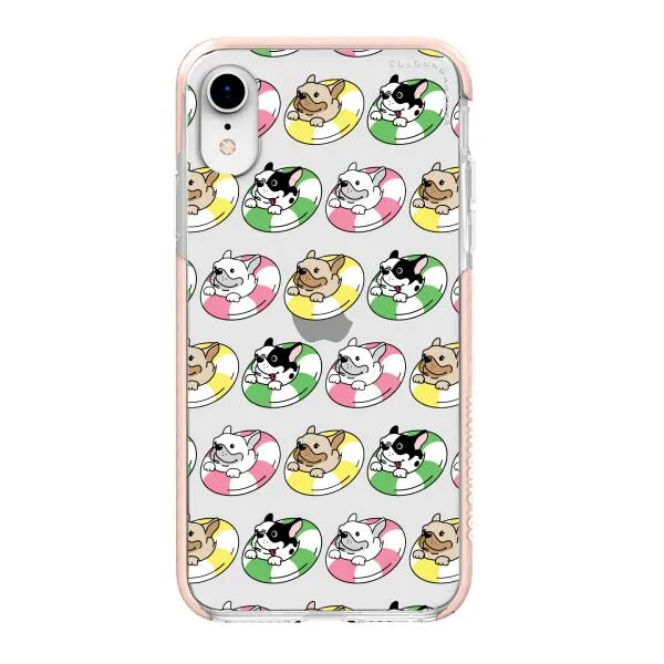 iPhone Case - Dogs with Pool Floats