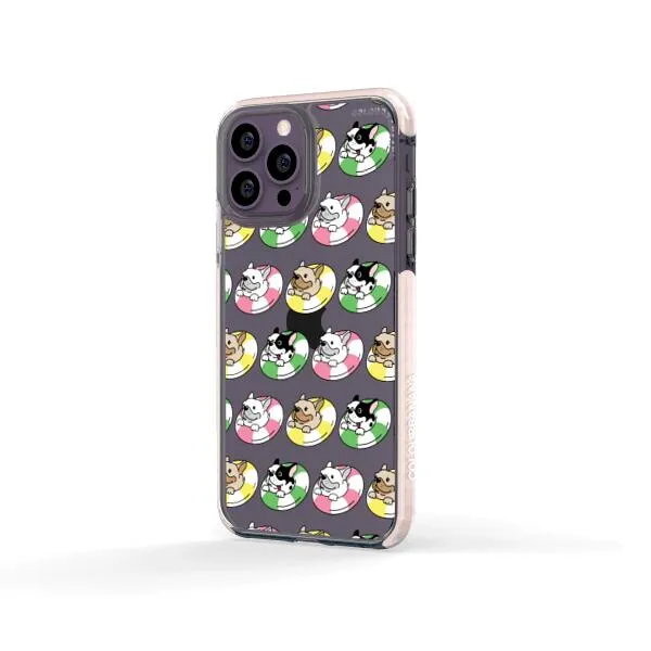 iPhone Case - Dogs with Pool Floats