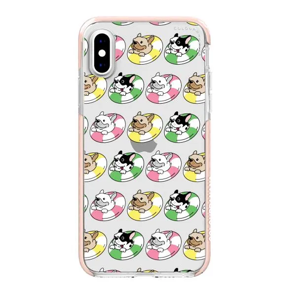 iPhone Case - Dogs with Pool Floats