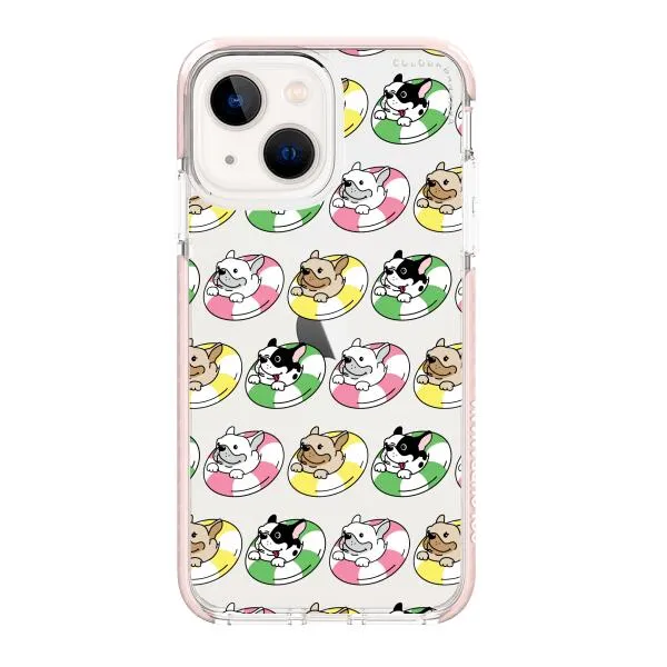 iPhone Case - Dogs with Pool Floats