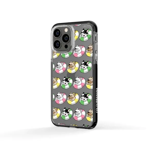 iPhone Case - Dogs with Pool Floats