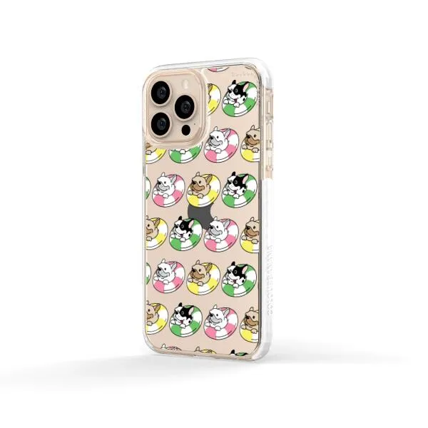 iPhone Case - Dogs with Pool Floats