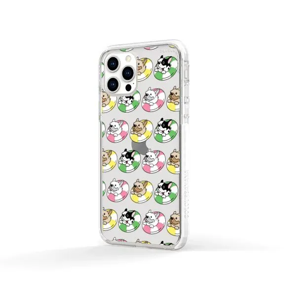iPhone Case - Dogs with Pool Floats