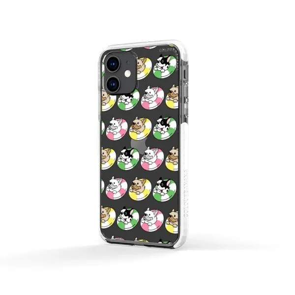 iPhone Case - Dogs with Pool Floats