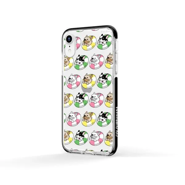 iPhone Case - Dogs with Pool Floats