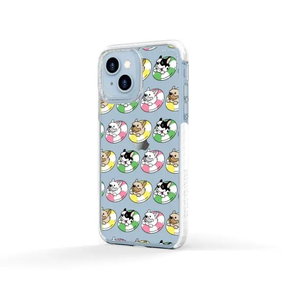 iPhone Case - Dogs with Pool Floats