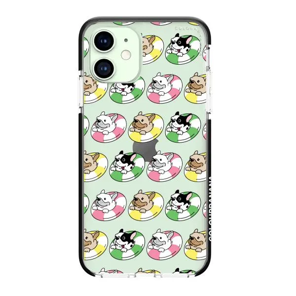 iPhone Case - Dogs with Pool Floats