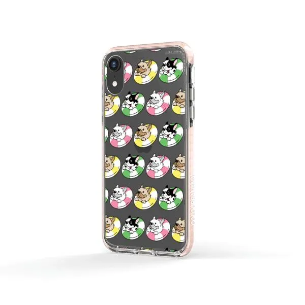 iPhone Case - Dogs with Pool Floats
