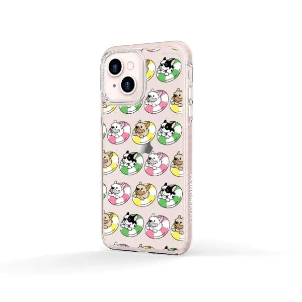iPhone Case - Dogs with Pool Floats
