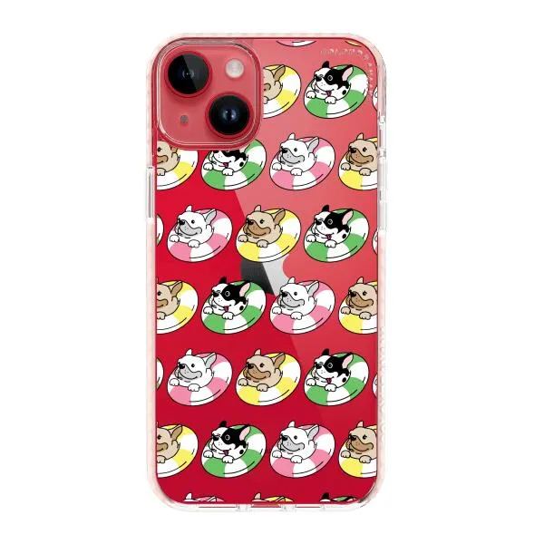 iPhone Case - Dogs with Pool Floats