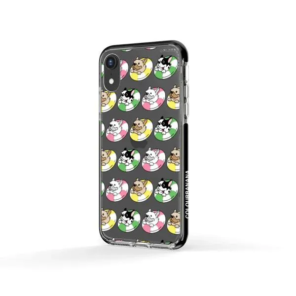 iPhone Case - Dogs with Pool Floats