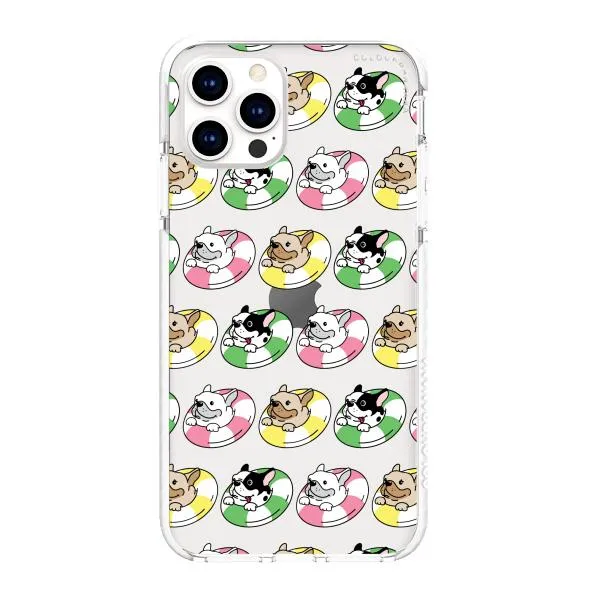 iPhone Case - Dogs with Pool Floats