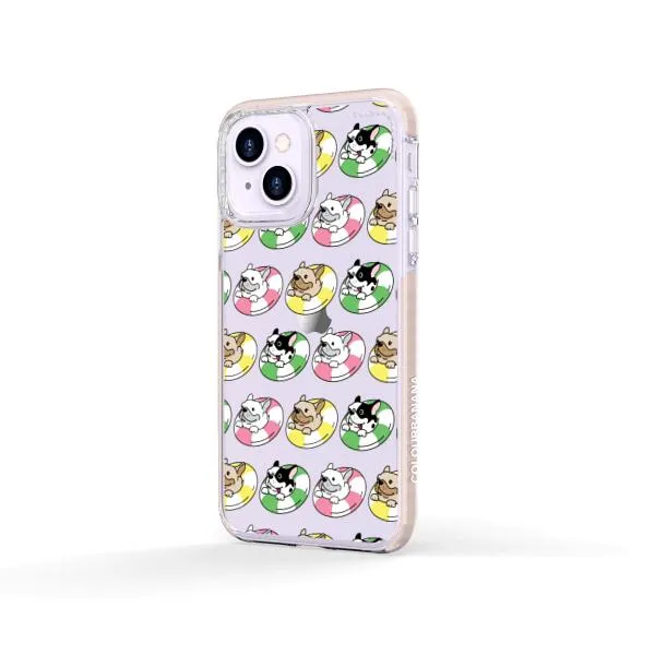 iPhone Case - Dogs with Pool Floats