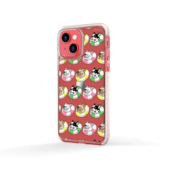 iPhone Case - Dogs with Pool Floats
