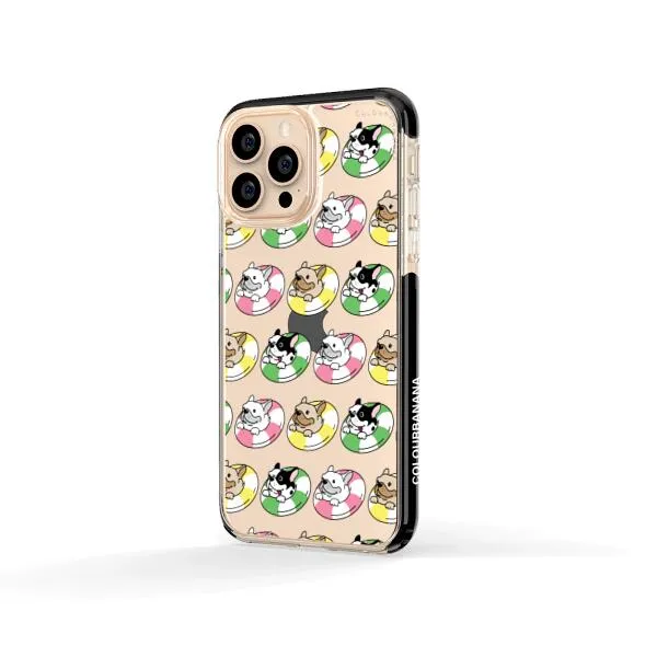 iPhone Case - Dogs with Pool Floats