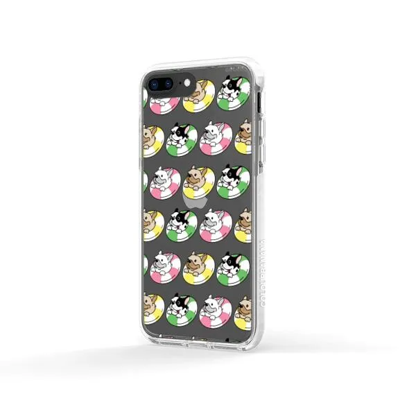 iPhone Case - Dogs with Pool Floats