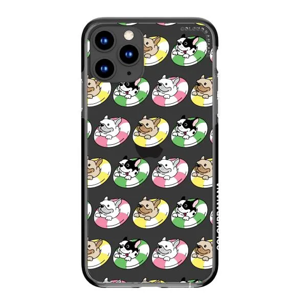 iPhone Case - Dogs with Pool Floats
