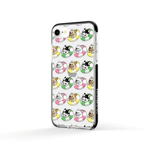 iPhone Case - Dogs with Pool Floats
